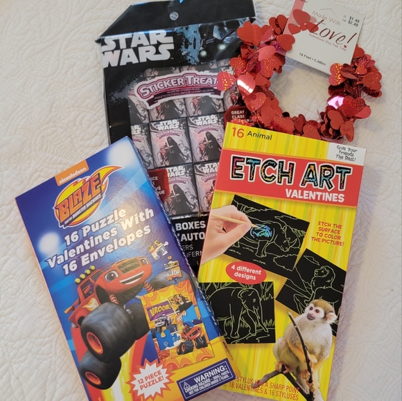 Other - Children Valentine Cards plus Garland